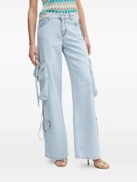 flap pocket denim trousers by FRACOMINA