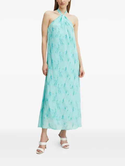 halterneck tie dress by FRACOMINA
