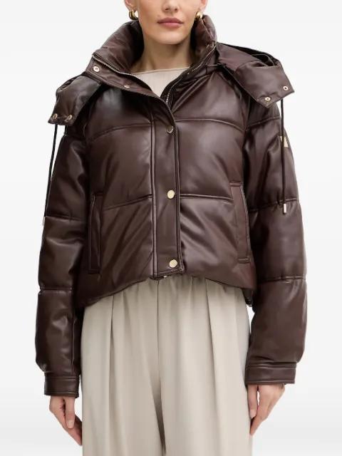 hoodied quilted jacket by FRACOMINA