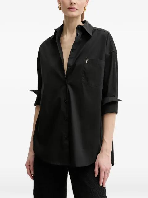 logo-detail pocket shirt by FRACOMINA