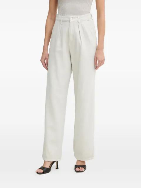 pleat-detail trousers by FRACOMINA