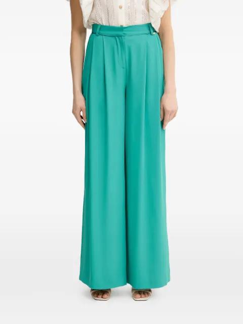 pleated wide-leg trousers by FRACOMINA