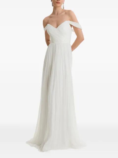 Kester pleated off-shoulder maxi dress by FRAMBOISE