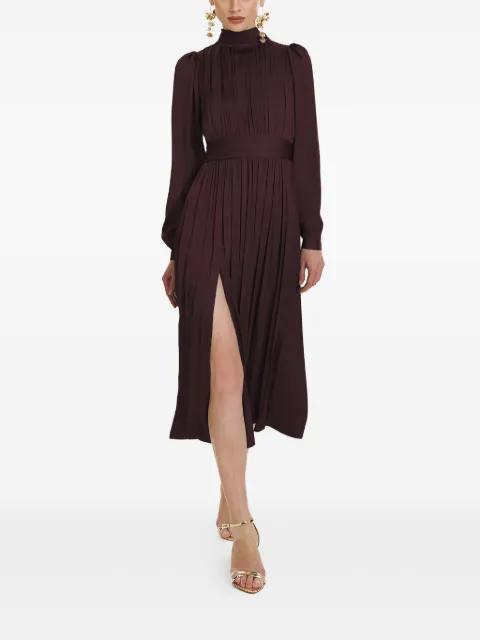 Otello pleated midi dress by FRAMBOISE