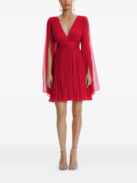 Palmer V-neck silk mini dress by FRAMBOISE