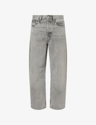 Baggy-Fit High-Rise Cotton Denim Jeans by FRAME