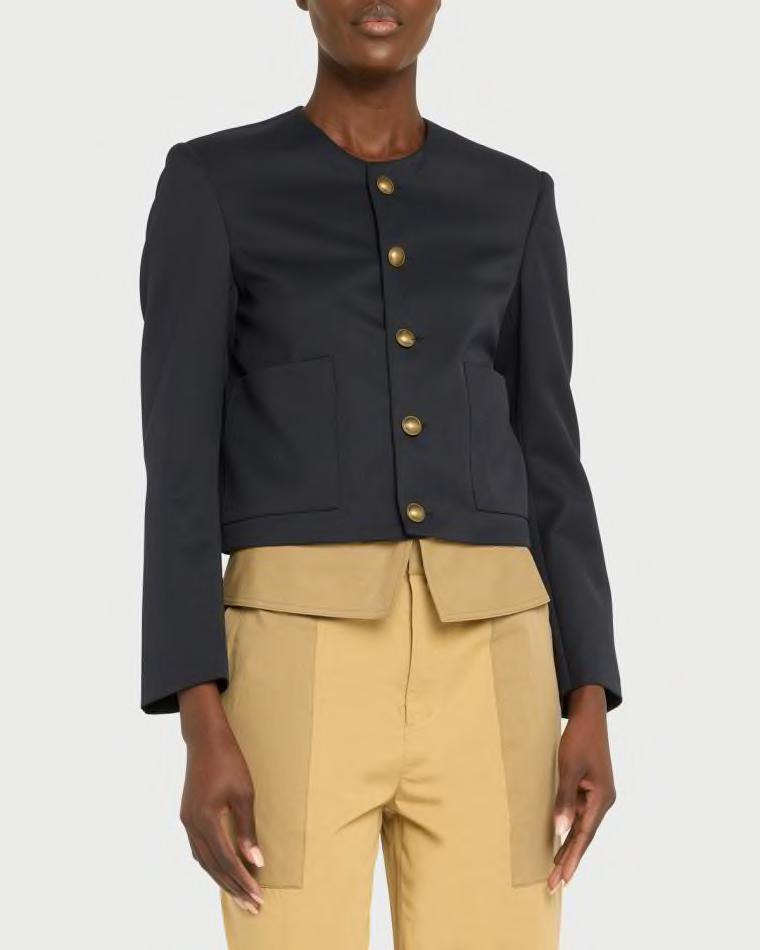Button-Front Jacket by FRAME