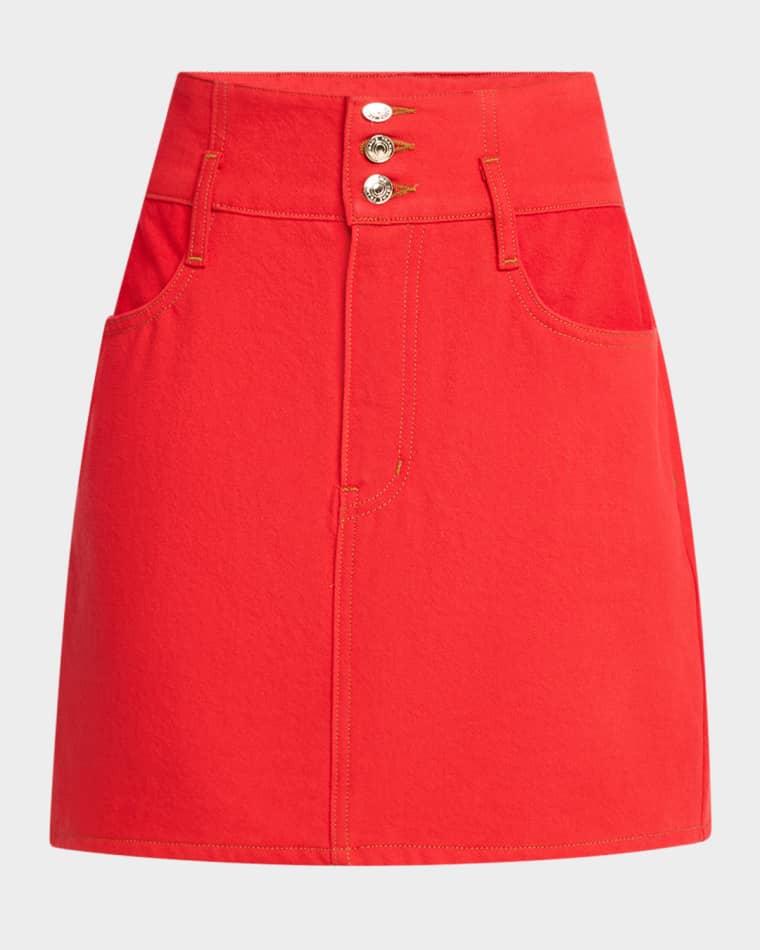 CH x FRAME The Corset Mini Skirt by FRAME