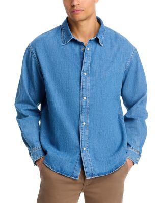 Classic Long Sleeve Denim Shirt by FRAME