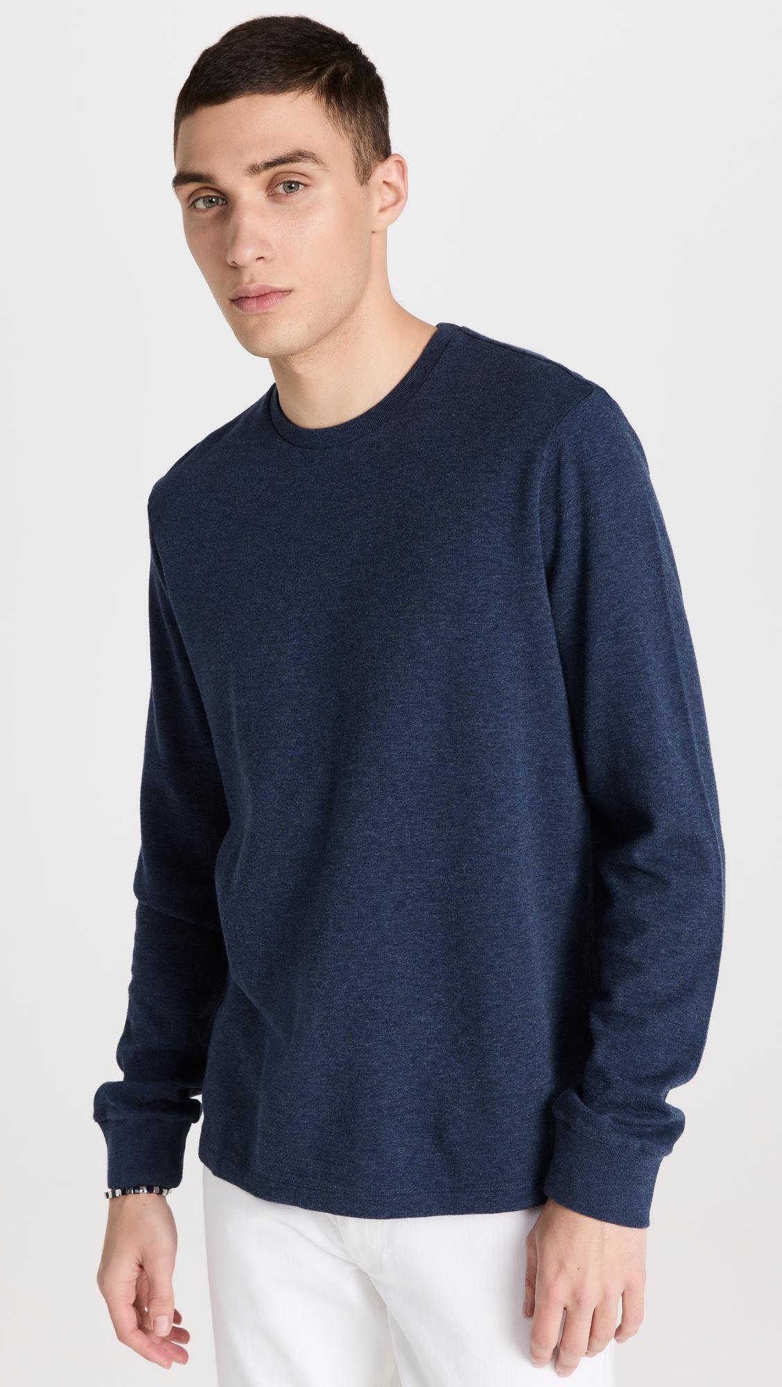 Duo Fold Long Sleeve Crew by FRAME