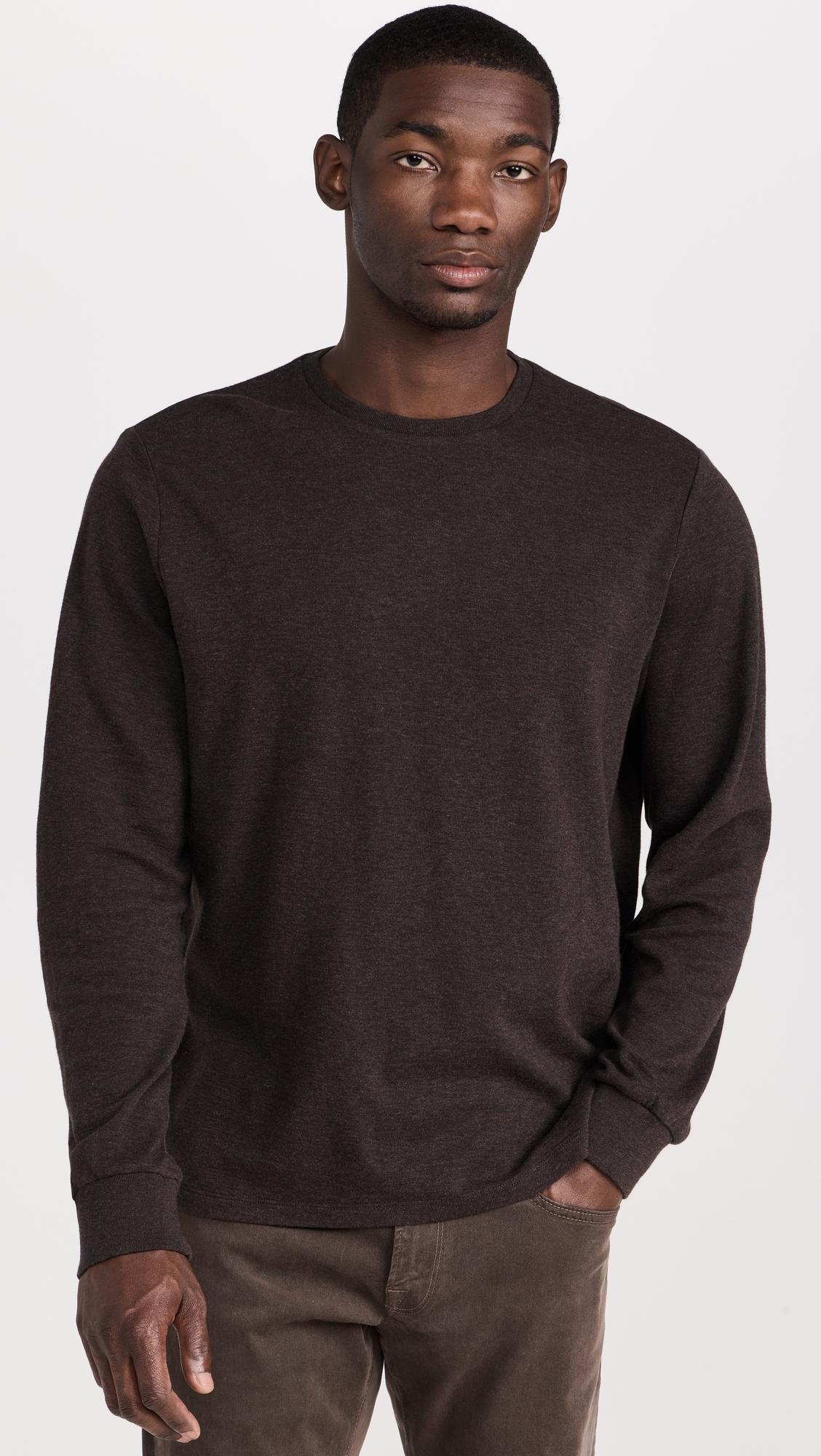 Duo Fold Long Sleeve Crew by FRAME