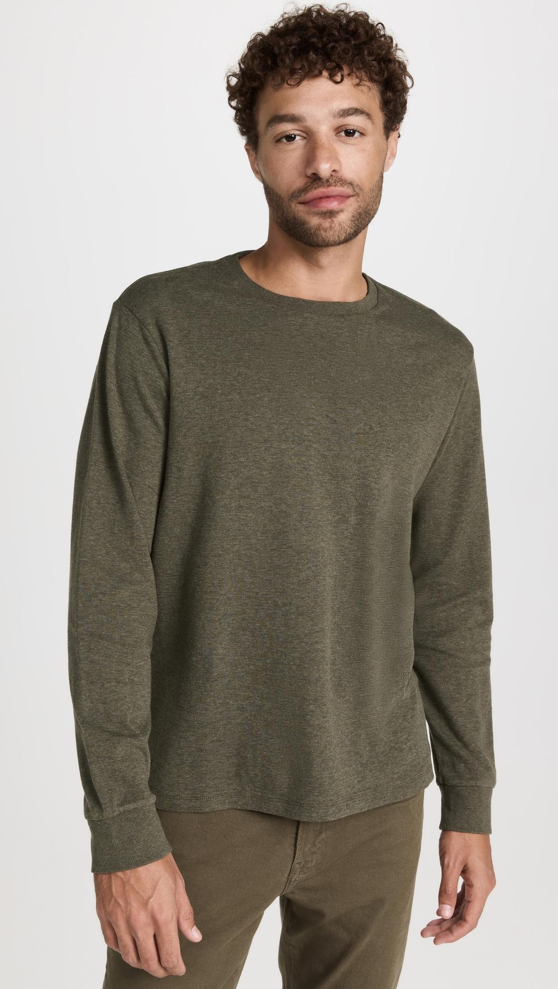 Duo Fold Long Sleeve Crew by FRAME