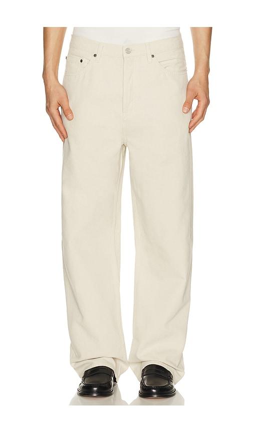 FRAME Baggy Jean in White by FRAME