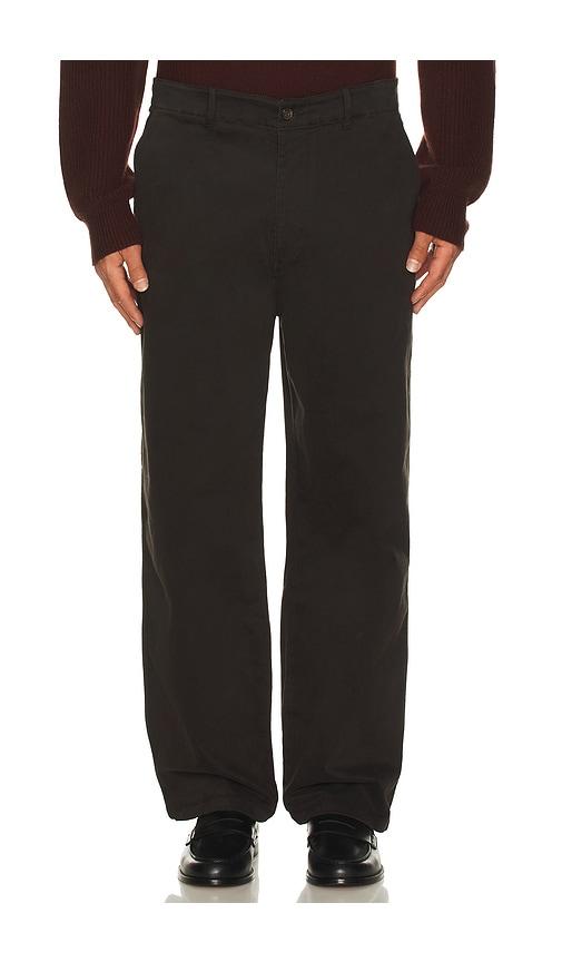 FRAME Cotton Chino Pant in Chocolate by FRAME