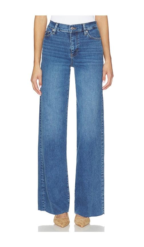 FRAME Le Slim Palazzo Long Jeans in Blue by FRAME