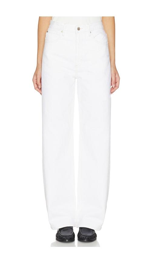FRAME The Bow Jeans in White by FRAME