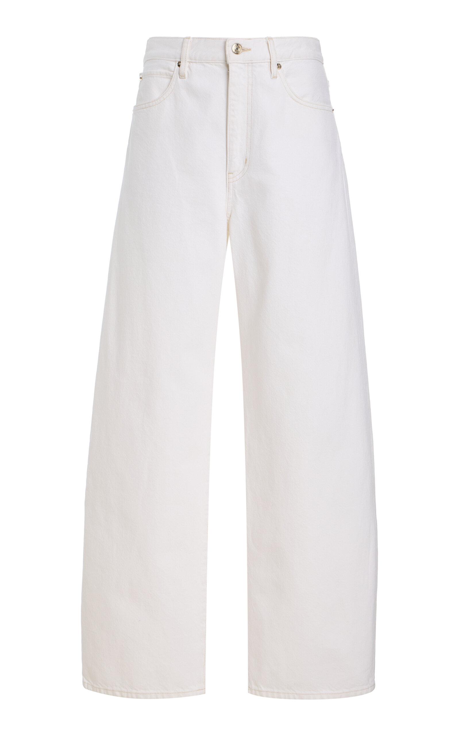 FRAME The Bubble Rigid High-Rise Barrel-Leg Jeans - Moda Operandi by FRAME