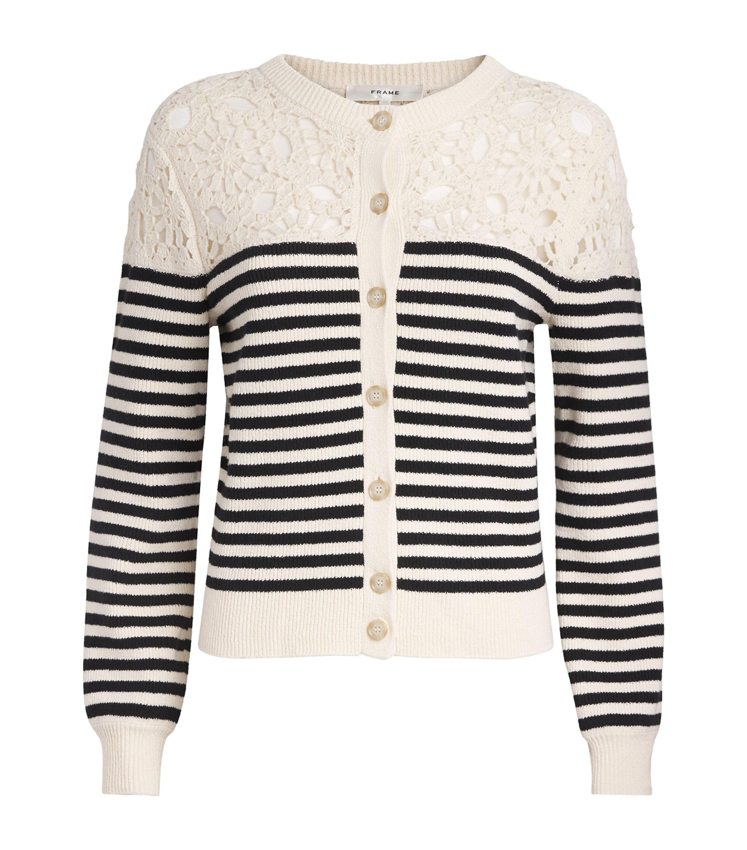 FRAME The Coastal Striped Cardigan by FRAME
