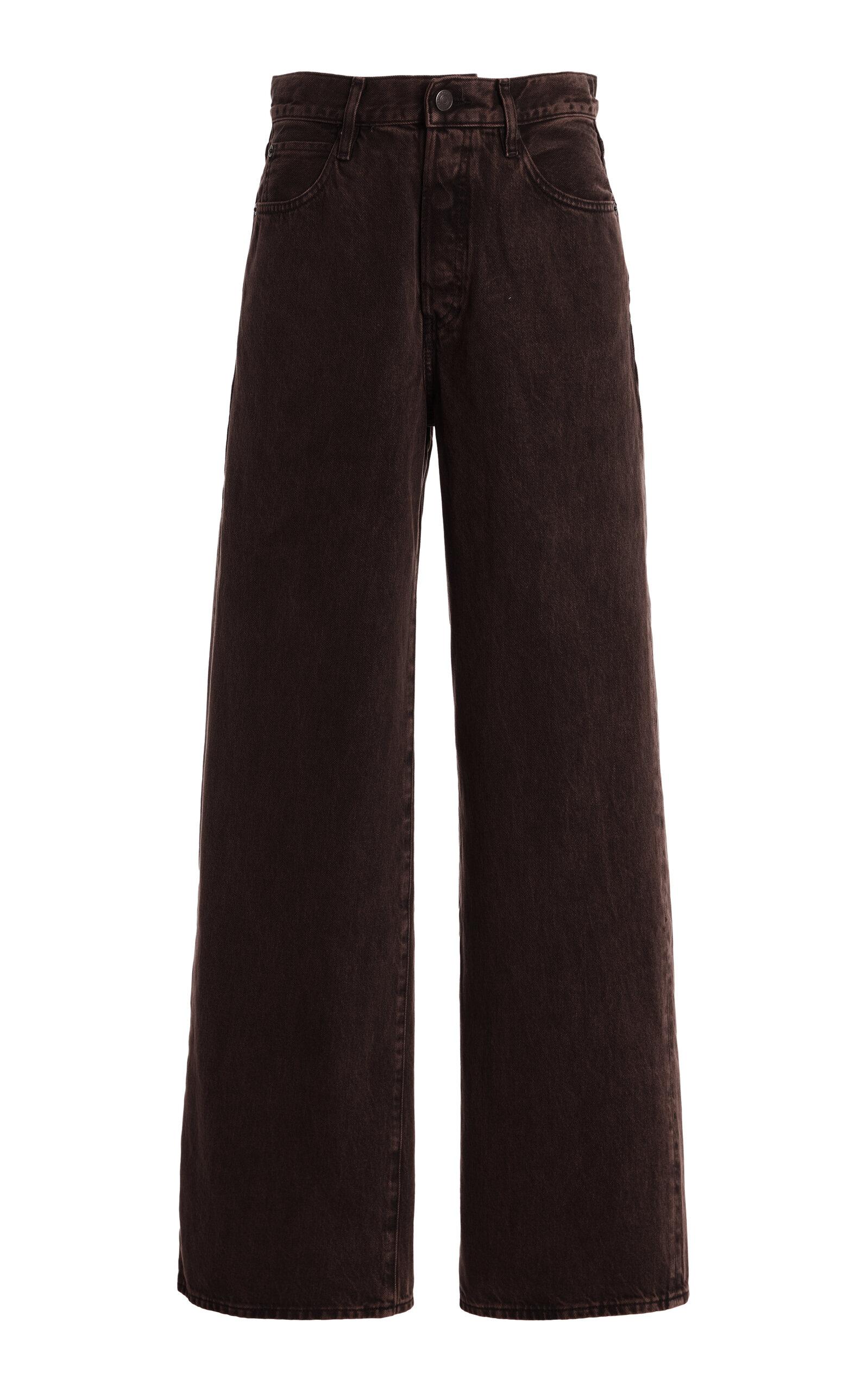 FRAME The Collegiate Rigid High-Rise Wide-Leg Jeans - Moda Operandi by FRAME