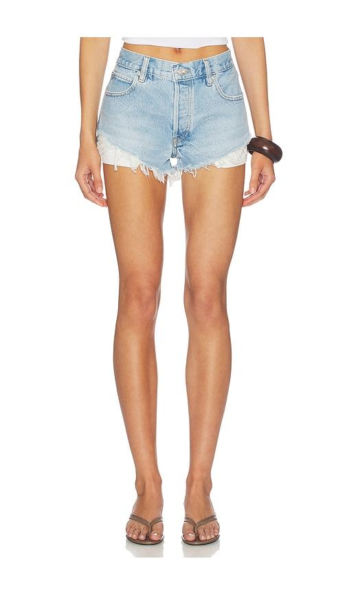 FRAME The Grunge Hang Short in Blue by FRAME