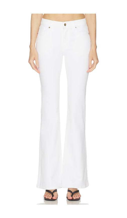 FRAME The Icon Long Jeans in White by FRAME