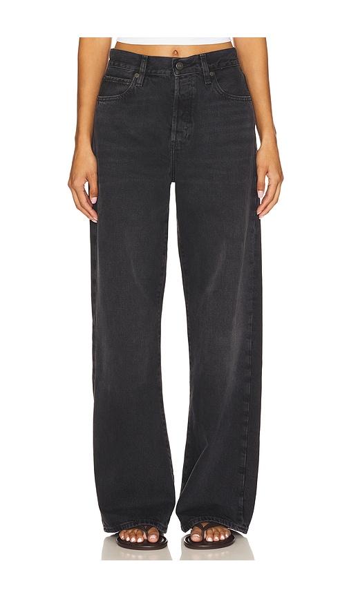 FRAME The Loose Jeans in Black by FRAME