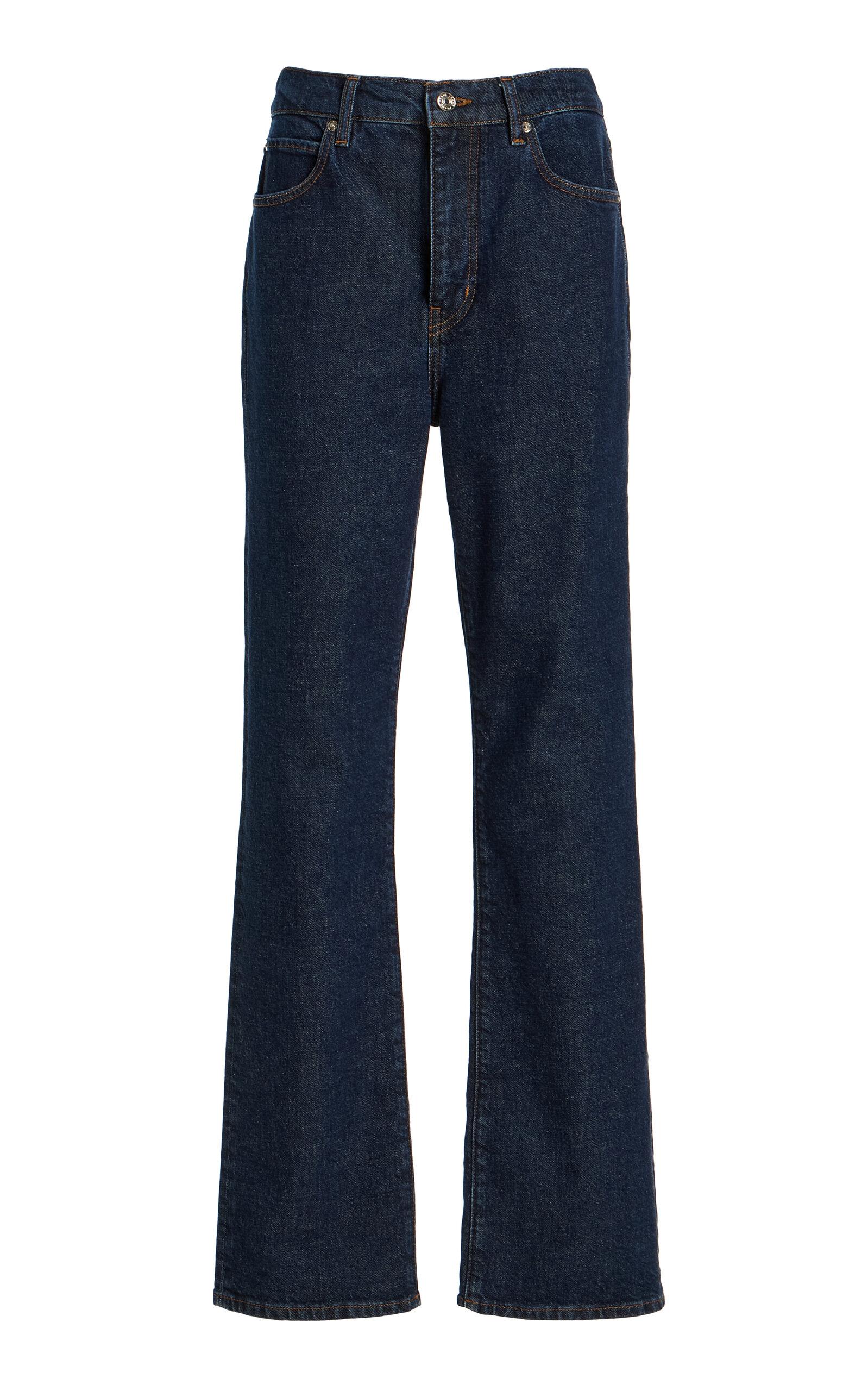FRAME The Ruler Mid-Rise Straight-Leg Jeans - Moda Operandi by FRAME