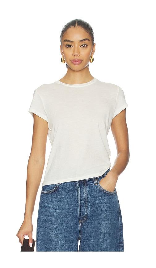 FRAME X Amelia Gray The Ghost Tee in Cream by FRAME