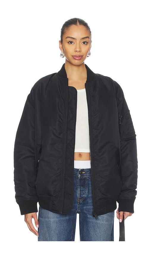 FRAME X Amelia Gray The Smoke Bomber in Black by FRAME