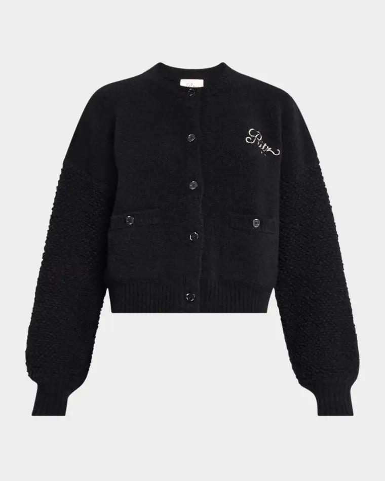 FRAME x Ritz Paris Mixed-Stitch Sweater by FRAME