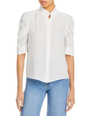 Gillian Puffed Shoulder Blouse by FRAME