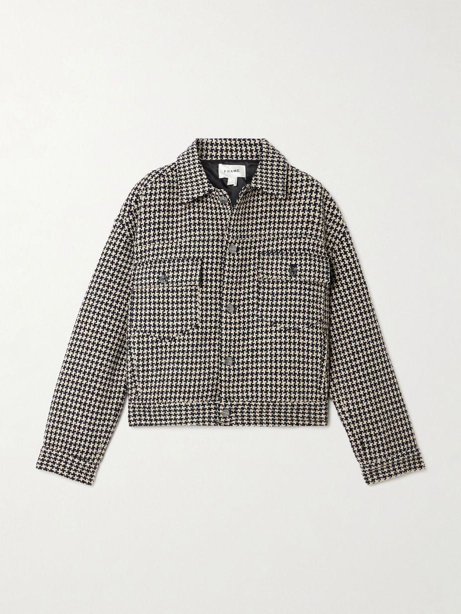 Houndstooth tweed jacket by FRAME