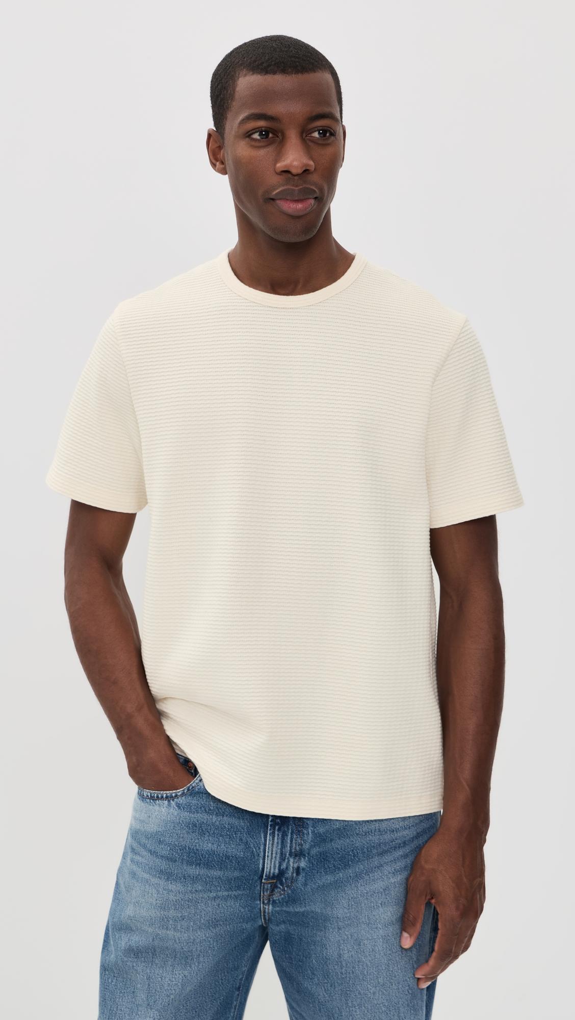 Jacquard Stripe Tee by FRAME