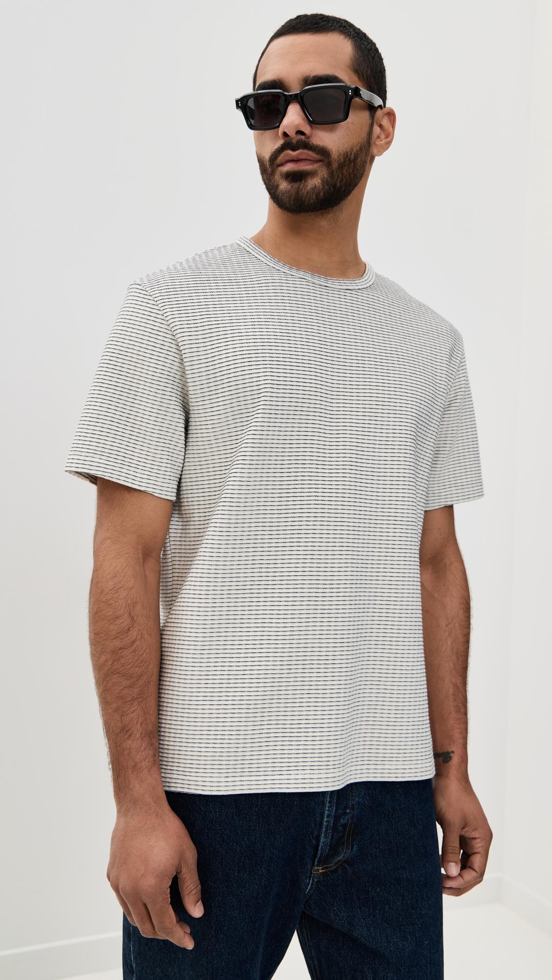 Jacquard Stripe Tee by FRAME
