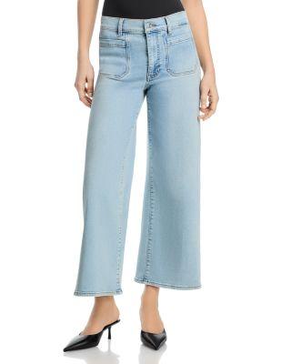 Le Pixie High Rise Slim Palazzo Jeans in Tribute by FRAME