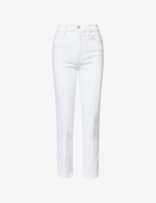 Le Sleek Straight-Leg Stretch-Denim Jeans by FRAME