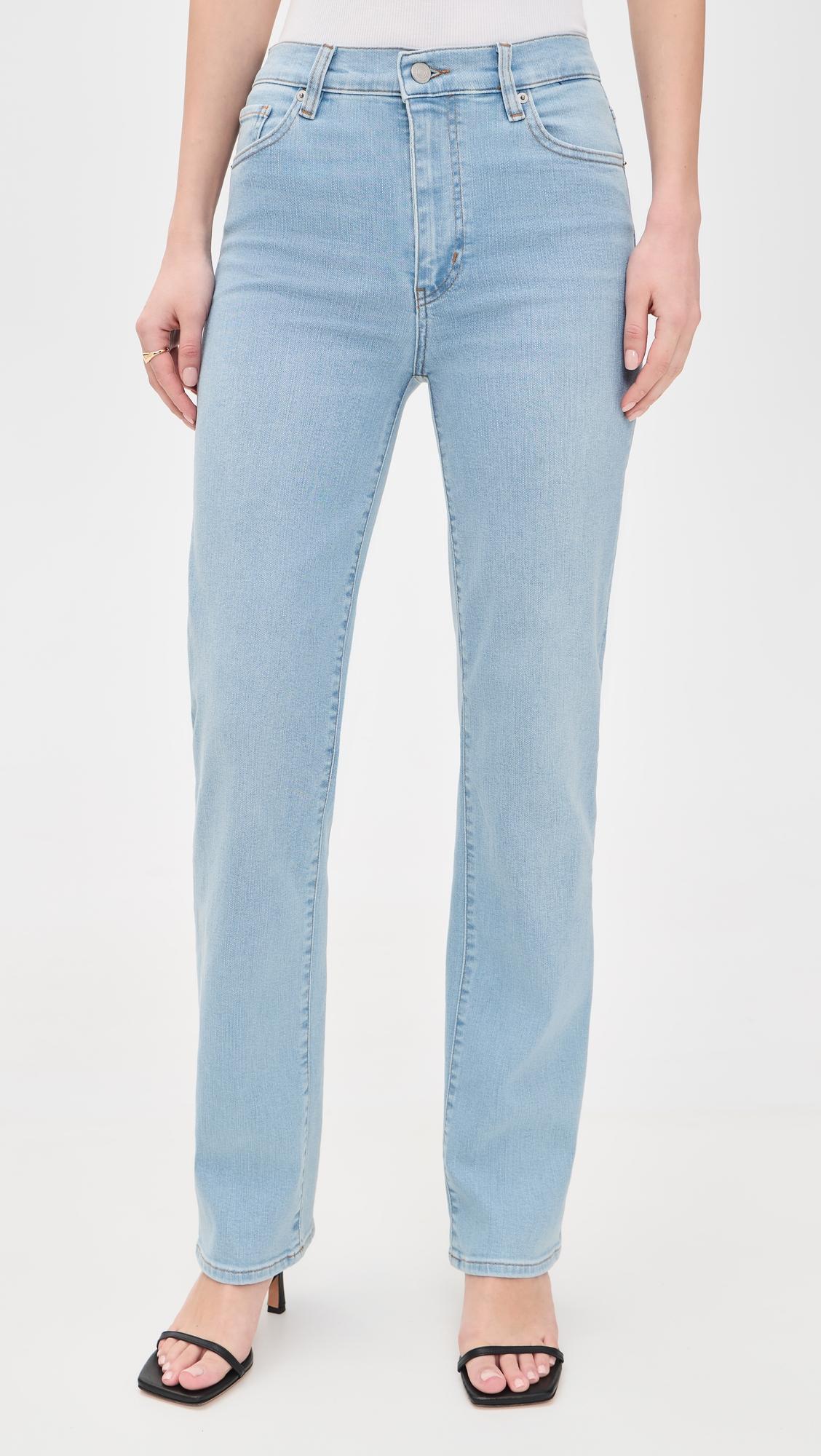 Le Sleek Straight Long Jeans by FRAME