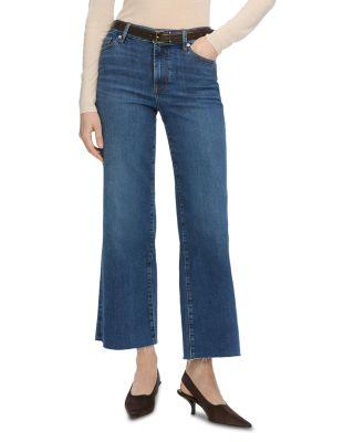 Le Slim High Rise Ankle Crop Palazzo Jeans in Elixir Raw After by FRAME