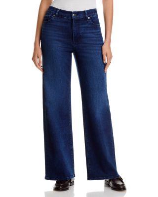 Le Slim High Rise Palazzo Jeans in Trick by FRAME