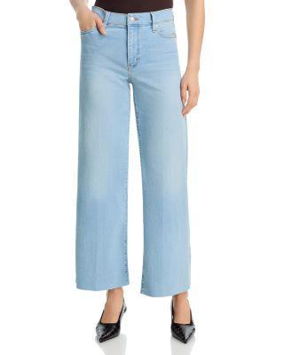 Le Slim Palazzo High Rise Jeans in Hush Raw After by FRAME
