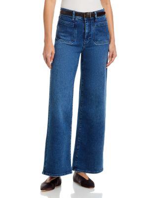 Le Slim Palazzo Modernist Pocket Jeans in Iberia by FRAME