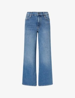 Le Slim Palazzo Wide-Leg Cotton Denim Jeans by FRAME