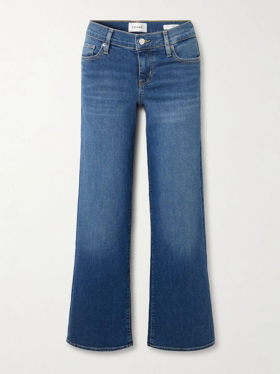 Le Slim Palazzo low-rise wide-leg jeans by FRAME