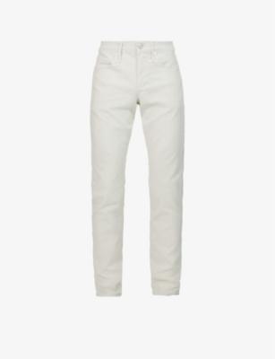L’homme slim-fit slim-leg stretch-woven trousers by FRAME