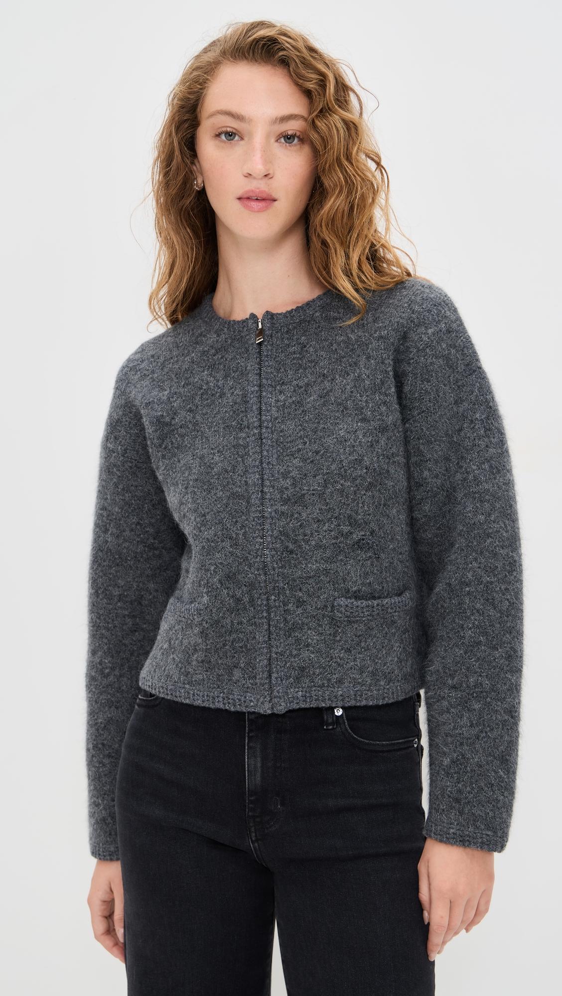 Lofty Crochet Cardigan by FRAME