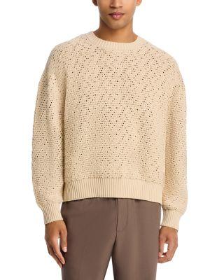 Long Sleeve Crochet Sweater by FRAME