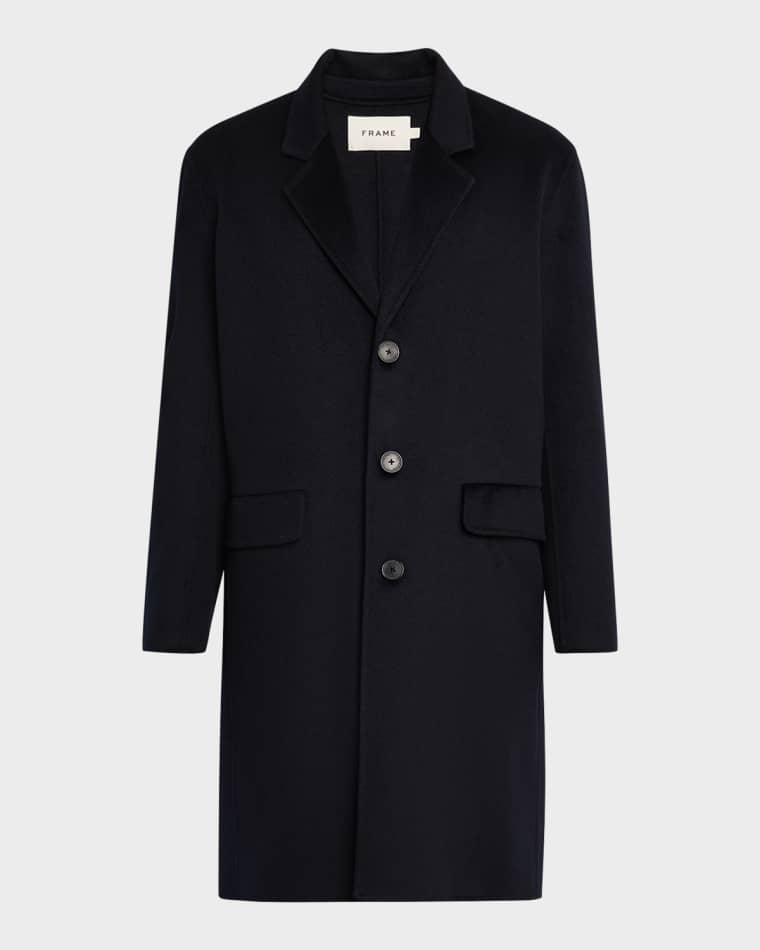 Men's Double-Face Wool Overcoat by FRAME
