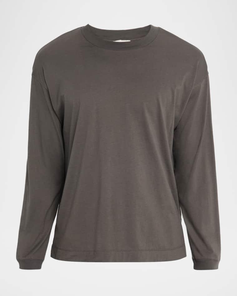 Men's Light Cotton Long-Sleeve T-Shirt by FRAME
