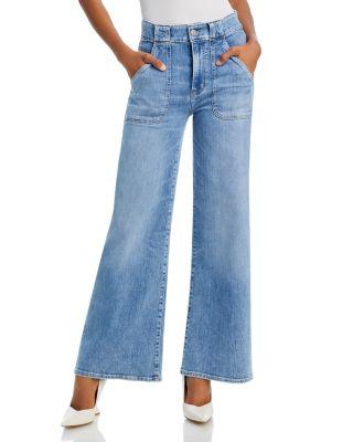 Modern Pocket High Rise Wide Leg Jeans in Carpenter by FRAME