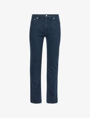 Modern Straight Slim-Fit Stretch-Denim Jeans by FRAME